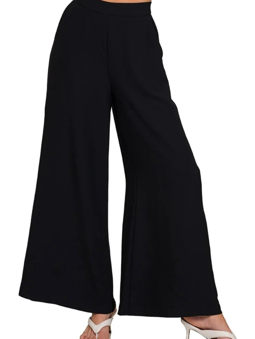Zenana Outfitters Black Lightweight Flowy Pants